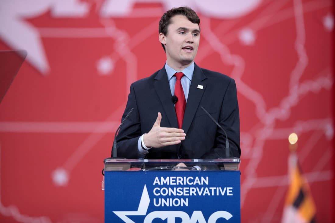 Charlie Kirk speaking at CPAC